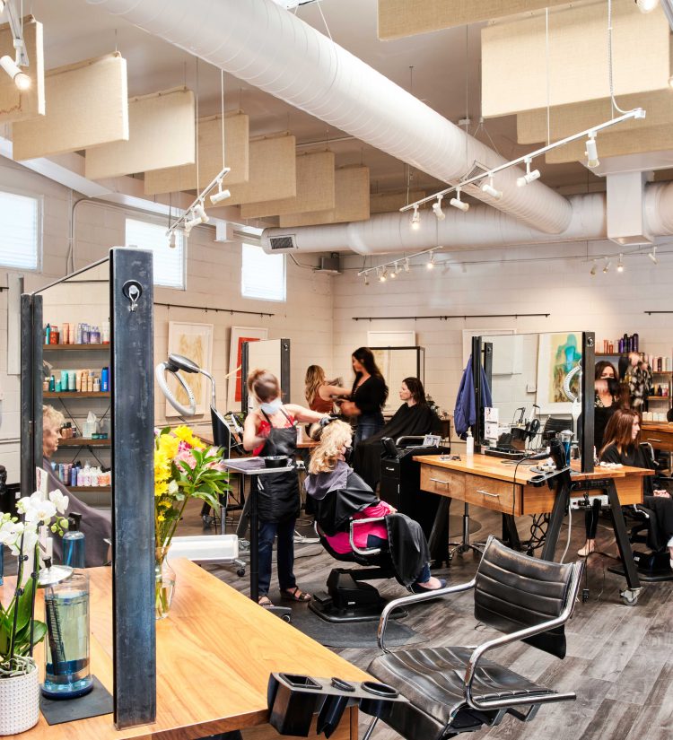 Grand Salon & MedSpa interior and team in Denver