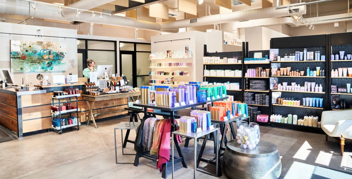 Grand Salon & MedSpa interior and team in Denver