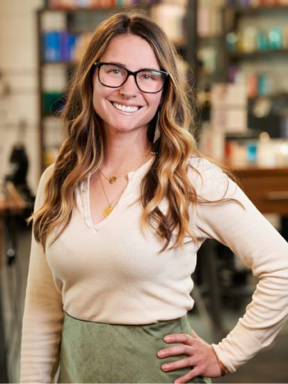 Hair stylist at Grand Salon in Denver