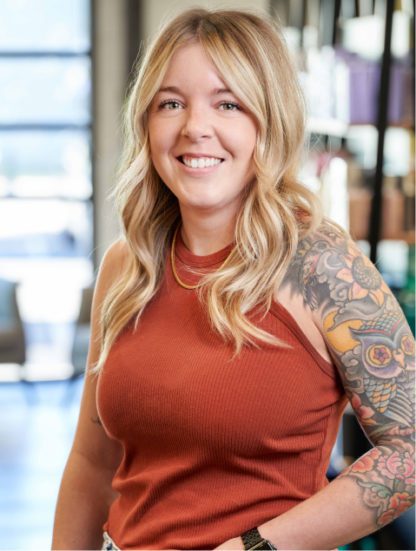Hair stylist at Grand Salon in Denver