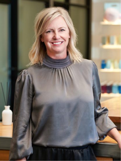 Hair stylist at Grand Salon in Denver