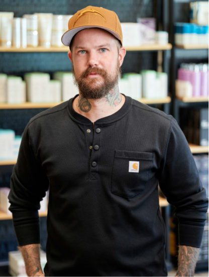 Hair stylist at Grand Salon in Denver