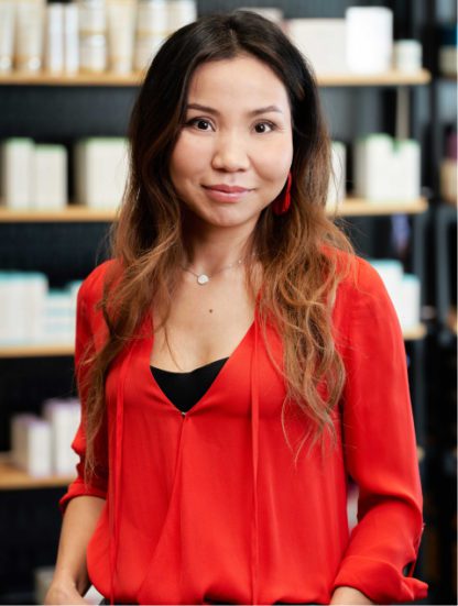 Hair stylist at Grand Salon in Denver